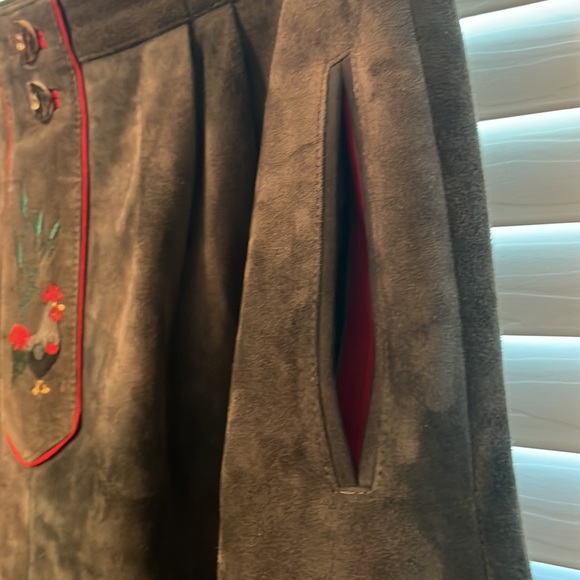 Authentic Austrian suede skirt. EU 38 - Picture 6 of 6